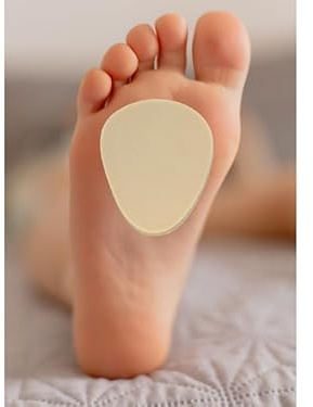 Dr. Jill's Foot Pads, YJ10-2050, Metatarsal Pad 1/4 Firm Foam (12 Pack) Ball of Foot Pad
