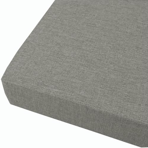 Bankauflage Sitzkissen Bank mit Abnehmbarem Bezug, 5CM Dicke Rutschfestes Bankkissen Outdoor, Sitzpolster Outdoor aus Schaumstoff Polster, Sitzauflage Bank für Garten, Terrasse(#14,140x50x5cm)
