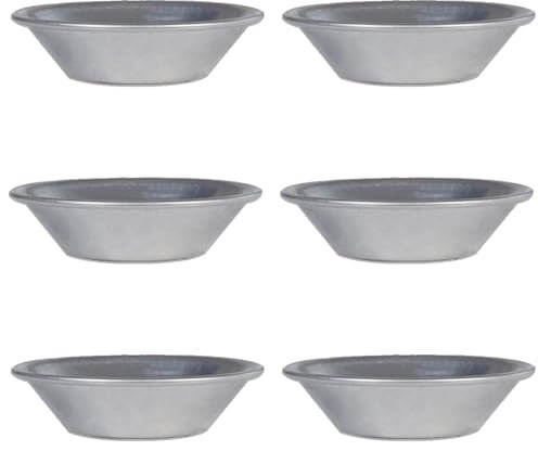 GVSS 6 Pièces Moule Pasteis de Nata 7 x 4 x 2 cm, Moule pour Pasteis de Nata,Réutilisables,pour Muffins,Puddings,Pâtisserie