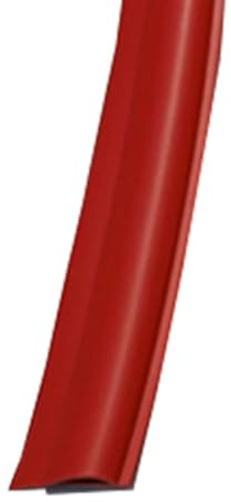 Molduras de Piso, molduras Decorativas, Tiras de Piso, Tiras de molduras de Alfombra a baldosa, Barra para pasillos/Salas de Estar/entradas (Rojo, 25 m (82,02 pies))