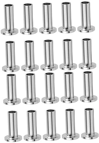 Artibetter 20piezas Protector Inoxidable Para Barandillas De Cable Para Cables De Instalación y Resistente Para Proyectos De Barandilla Interior y Exterior
