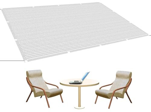Voile d'ombrage 2.3 x 9 m Protection Solaire, Coupe-Vent, Tissu Pehd Filet Dombrage Rectangle Multi Taille pour Terrasse Extérieur, Blanc