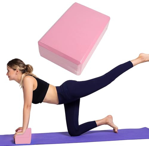 Yoga Blocks - Blocco Di Schiuma Eva Per Esercizi Antiscivolo E Di Supporto - Pilates Block Blocoo Di Stretching Per Esercizi Di Yoga, Fitness Generale, Pilates, Stretching E Tonificazione