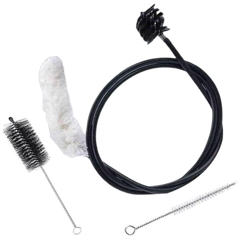 Set di spazzole per la pulizia delle trombe, kit per la pulizia della tromba, con boccaglio, spazzola per tromba, bocchino, valvola flessibile, accessorio per la cura del bocchino per tromba