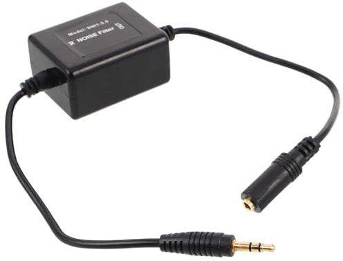 Kisangel Soppressore Di Ronzio Per Auto Filtro Antirumore Aux Isolatore Di Loop Di Terra Cancellatore Di Rumore Per Impianto Audio Filtro Audio Passivo Per Autoradio