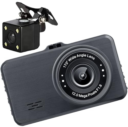 Dashcam da 3 pollici 16:9 360x640 720P Registratore di Guida Funzione di Rilevazione del Movimento Fino a 32 GB Capacità di Memoria Guida Auto