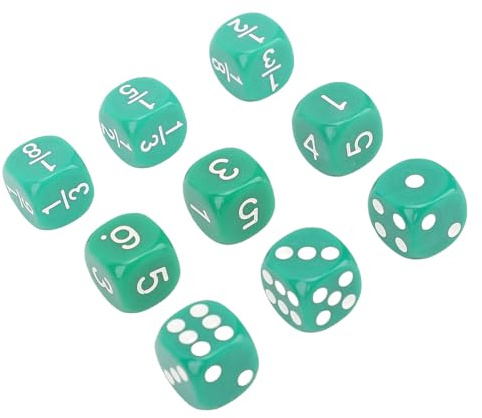 RASTKY Set di Dadi per Giochi di Matematica, Dadi Standard a 6 Facce da 30 Pezzi per Riunioni di Feste a Casa, Materiale Resistente Agli Urti, con Custodia