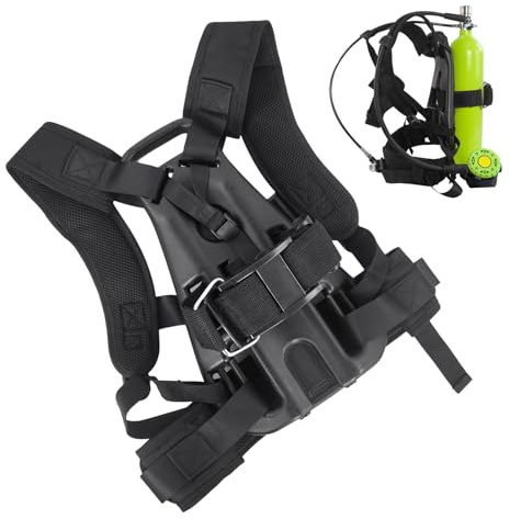 Mochila de tanque de oxígeno, chaleco de arnés para oxígeno, de tanque de buceo portátil, para viajes, entrenamiento al aire libre, playa, , piscina