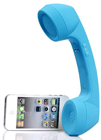 ENJOY-UNIQUE Senza fili Bluetooth Mic Cuffie Comfort Retro Cornetta del Telefono Portatile per Anziani, bambini e adulti Telefonate da cellulare