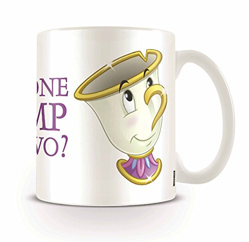 Pyramid International AFMG24628 Beauty and the Beast (Chip One Bulp Or Two) - Taza de cerámica (11 x 11 x 1,3 cm)