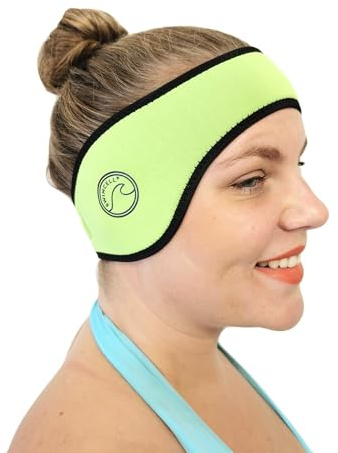 SwimCell - Fascia da braccio per uomo e donna, 4 mm, in neoprene termico, per nuoto, corsa, ciclismo, sci, reversibile, regolabile