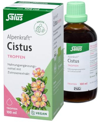 Salus Alpenkraft Cistus-Tropfen bio mit Zistrosenextrakt, 100 ml Lösung
