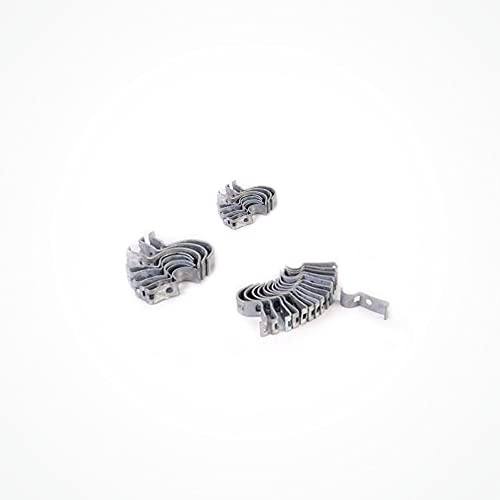 Silex | Grapa Pared Telefónica 16 mm para Cable de Fibra Óptica y Acometidas | Fijación Segura en Fachadas y Muros | Instalaciones FTTH y Telecomunicaciones| 100 uds