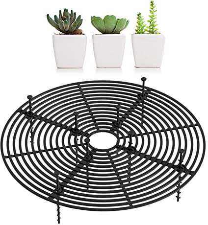 ZMKY Pflanzenschutz | Blumentopf Erdschutz Abdeckung | Wiederverwendbarer Blumentopf Bodenschutz für Zimmerpflanzen, Katzen Hund Grabstopper (schwarz)