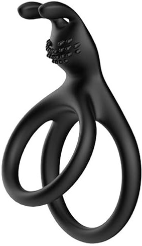 BeHorny Double Cock Ring, Rabbit Clitoris Stimulator, Cock & Ball Ring | Rabbit Clitoris Stimulator, Cock & Ball Ring