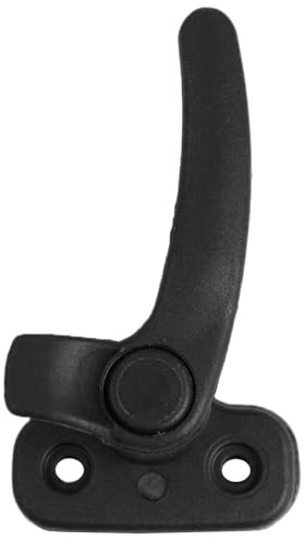Maniglia per finestra Dometic Seitz per finestre C4, chiusura a chiave per roulotte e camper, colore nero, lato sinistro