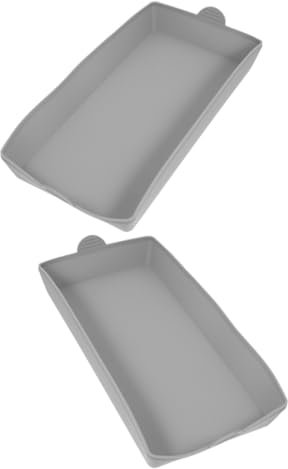LABRIMP 2pcs Silicone Baking Tray Dividers for Loaf Tins Baking Pan Dividers Loaf Pan DIY Toast Heat-Cake Silicone Flexible Cooking Tool