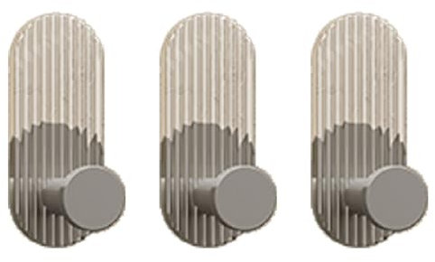 Fuerdich Ganci autoadesivi, ganci porta asciugamani, ganci appendiabiti, ganci da muro, ganci adesivi, ganci porta asciugamani senza forare per bagno e cucina, robusti ganci adesivi per