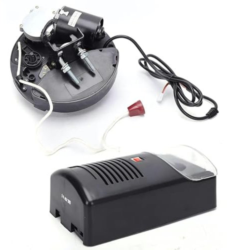 NGARY Automatic Roll Up Door Opener Motor, 250N Automatic Garage Roll Up Roller Door Opener With 2 Remote And Control Box, Safety and Low Voltage Protection For Garage Doors, Warehouse Doors