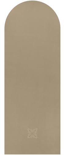 OMNANA® Yogamatte & Pilatesmatte – Rutschfest & feuchtigkeitsabsorbierend – Mikrofaser-Oberfläche mit Naturkautschuk für Yoga, Pilates & Fitness – Gelenkschonende Gymnastikmatte – 190x70cm, 4mm dick