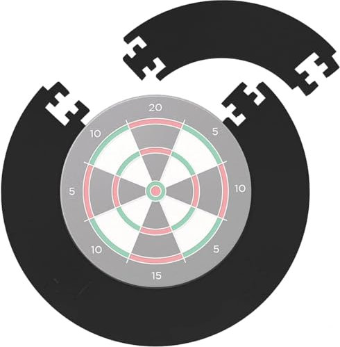 EVA Dartboard Surround Ring - Durable Lightweight PU Protective Dart Target Retainer for Standard Dartboards