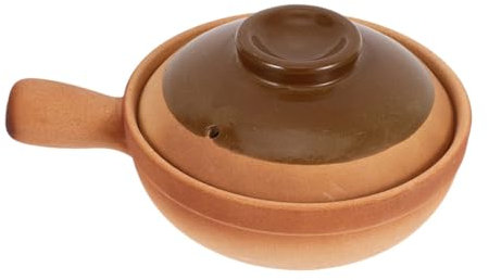Cazuela de Terracota, ollas para Yogur, ollas para cocinar con Tapa, Olla para Sopa, Olla arrocera, ollas pequeñas para guisar con Tapa, ollas para cocinar arroz, Olla de cerámica,