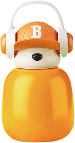 [650ML-Upgraded 2.0] Portable Baby Travel Potty Bottle for Boys,Hygienic Leak Proof Urinal Emergency Toilet for Camping,Car Travel,Outside,Park and Kid Toddler Potty Pee Training,Boys - Orange