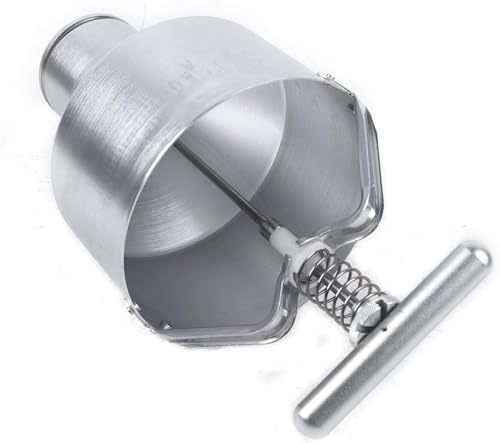 3L Manual Donut Depositor, Doughnut Mold, Mini Stainless Steel Donut Batter Dispenser, 6 Thicknesses Adjustment, Donut Dropper Hopper with Stand, Donut Maker Machine, for Home and Bakeries Cafes
