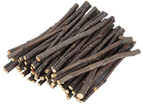 Sonew Toys à Mâcher de Pommiers Naturels pour Petits Animaux de Compagnie - 200g Applestticks pour Hamster, Lapin, Soins Dentaires pour Animaux de Compagnie - Riches en Nutriments et Texture en Bois