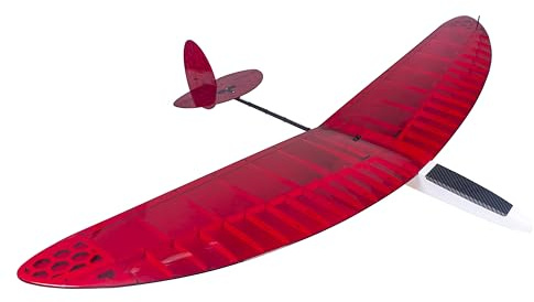 Quolefly Balsa Wood Glider FD12 1200mm Wingspan Windrunner F3K Discus Launch Glider, RC Airplane Kit for Adults, DIY Building and Aerobatic Flight (KIT+Servos+Film Pack+Bag)