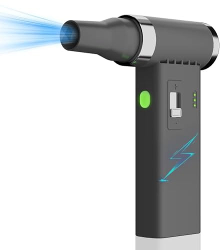Koolenry 100000 RPM Violent Brushless Fan,Portable Handheld Turbo Fan, Capable of Cleaning Dust and Leaves, Barbecue and Ignition