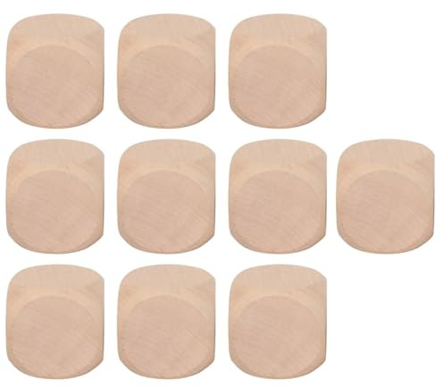 NiuLumea 10 dadi in legno grezzo vuoti, cubi per fai da te, pittura e gioco, dimensioni da 8 mm a 30 mm