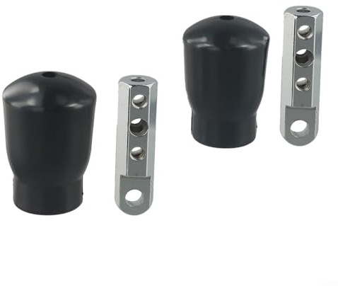 Set di 2 connettori per cavi da palestra, terminali per funi metalliche, attrezzature da fitness, con manicotti di bloccaggio 14117