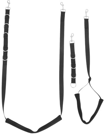 SOLUSTRE Hundepflege Hängematte und Ergonomisch Verstellbare Nylon Leine für Kleine Hunde 1 Satz Zubehör für Haustierpflegetische und Hundepflege Zufälliger Stil