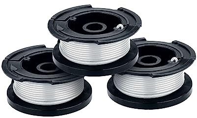 BLACK+DECKER Weed Eater String, Genuine OEM Authentic Trimmer Line, 3-Pack, 30-Feet of Replacement Spool, 0.065-Inch Diameter (AF1003ZP)