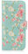 32nd Floral Series - Design PU Leather Book Wallet Case Cover for Apple iPhone XS Max, Designer Flower Pattern Wallet Style Flip Case With Card Slots - Spring Blue