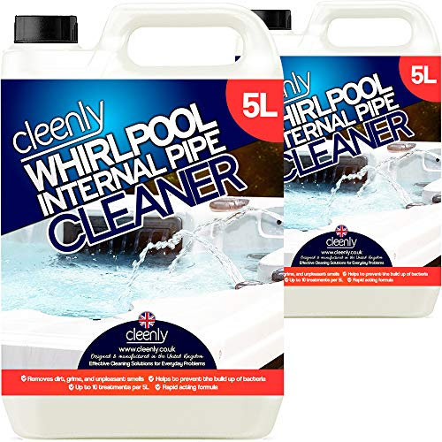 Cleenly Whirlpool Internal Pipe Cleaner - Removes Dirt, Grime, Oil & Odours from Hot Tub, Spa and Pool Pipework (10 Litres)