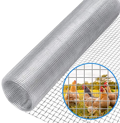 Generic - 304 Edelstahl Schweißgitter 2(50mm) Quadratische Öffnungen Volierendraht Drahtgitter Für Gartenzäune Tiergehege (Color : Silver, Size : 1x12m)