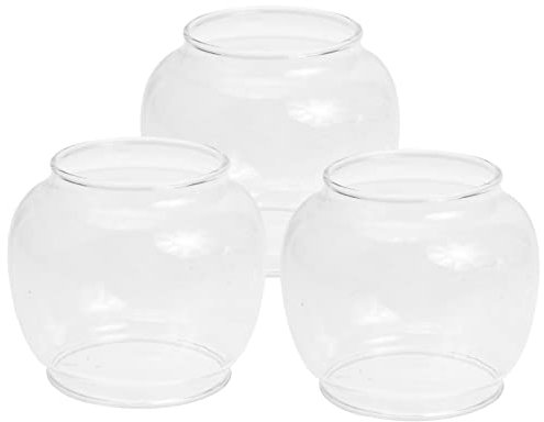 Happyyami 3st Petroleumlampenschirme Aus Glas Kerzenzylinderhalter Öllampenkugel Retro-petroleumlampenabdeckung ?llampenschirme Glas Glasöl Heller Farbton Ersatz Ärmel Nostalgie