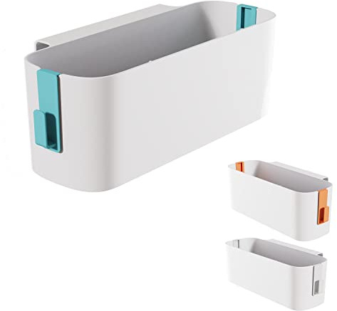 ETOPARS Bett Organizer zum Einhängen mit Haken Betttaschen Aufbewahrungskorb Nachttisch Caddy Tasche für Buch Magazin Schlafsaal Büro Zuhause