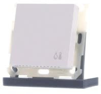 KNX Raumtemperatur-/Feuchtesensor 55, Reinweiß glänzend,