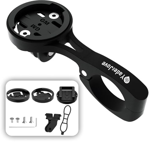Aero Bar Bike Mount - Fit for Road Cycling 22.2mm & 22.4mm Handlebars, Compatible with Bike GPS Computers - Garmin, Wahoo, Bryton, Cateye, GoPro Full Range & Flashlight