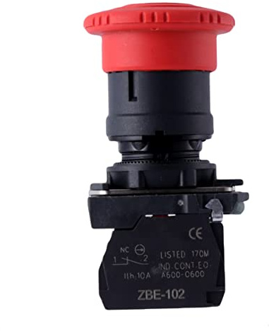 Interruptor de Parada de Emergencia Tipo Seta Xb5 Rojo