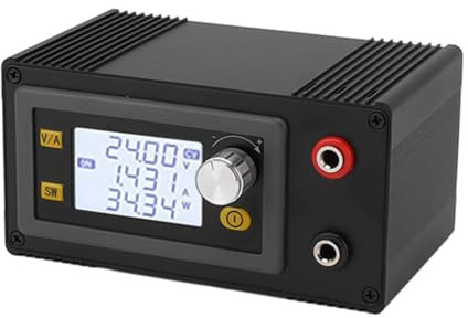 DC DC Buck Boost Converter, Variable Voltage Regulator, DC 6V-36V to DC 0.6V-36V 5A 80W Power Supply Module Step Up Down Transformer with LCD Display, Adjustable Voltage Regulated