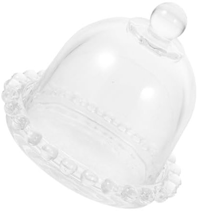 Alipis Soporte De Cristal Para Tartas Con Tapa Resistente y Práctico Para Dulces