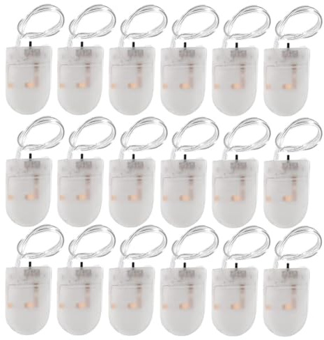 JWISLAND CR2032 Batteriehalter mit Schalter, Knopfzellen-Batteriehalter mit Kabel, CR2032 Knopfzellen-Batteriehalter (transparent), 30 Stück