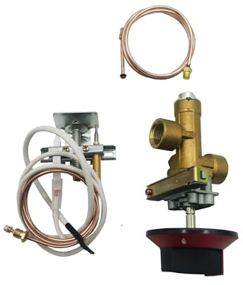 Stockpot Stove Burner Accessories Copper Gas Safety Valve with Flameout Protection Device
