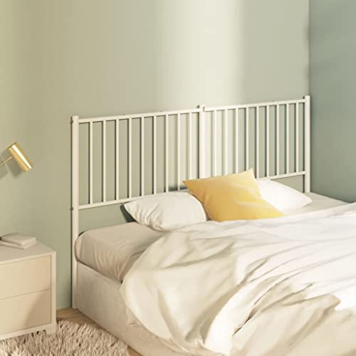 LLEZKBR Furniture Select Kopfteil aus Metall, Weiß, 150 cm