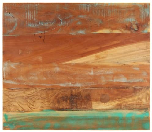 Xichuzi Tischplatte, Arbeitsplatte, Holzplatte, Schreibtischplatte, Waschtischplatte, Küchenarbeitsplatte, Rechteckig 70x80 cm 25-27 mm Altholz Massiv