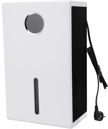 Deshumidificador de doble núcleo, secador deshumidificador doméstico multifunción de capacidad diaria de 1,5 L con filtro HEPA, tanque de agua grande de 2,8 L, apagado automático